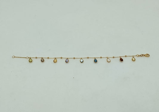 Bracciale pietre multicolore