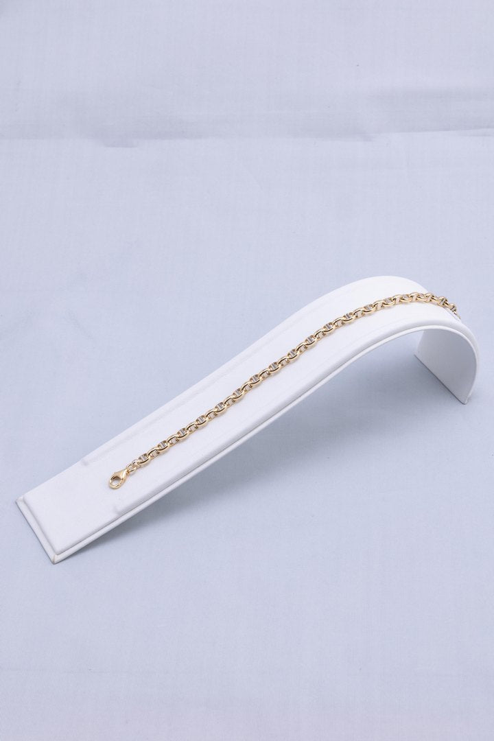 Two-tone marine mesh bracelet