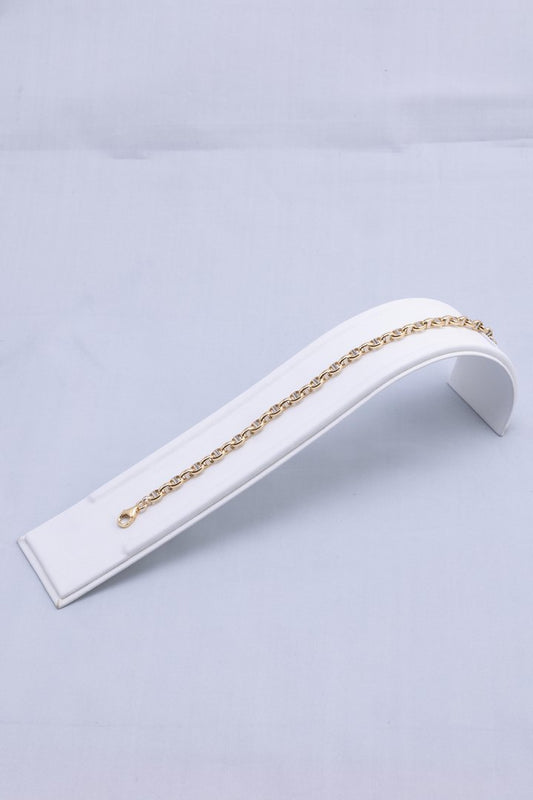 Bracciale simil maglia marina bicolore