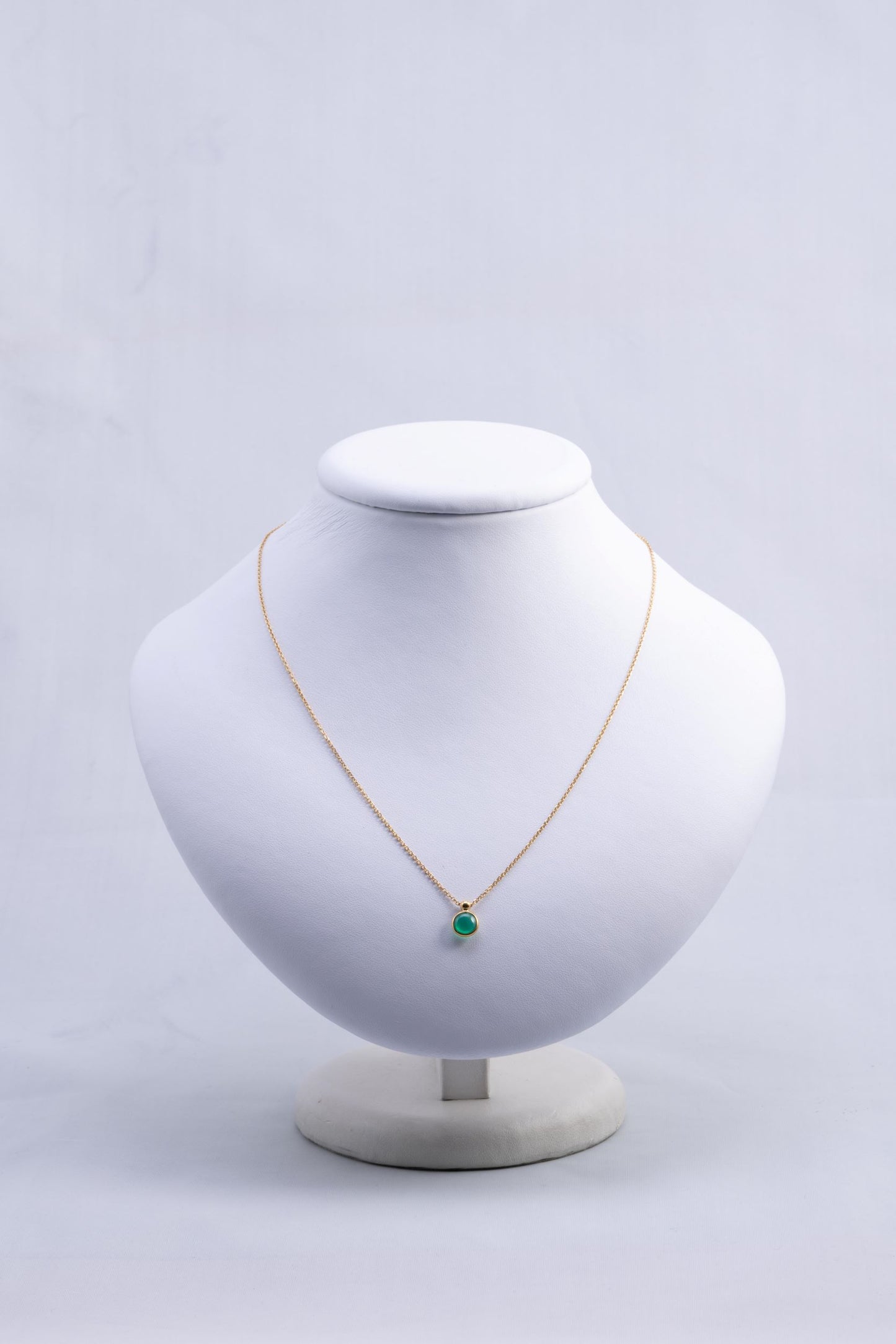 Collana tormalina verde