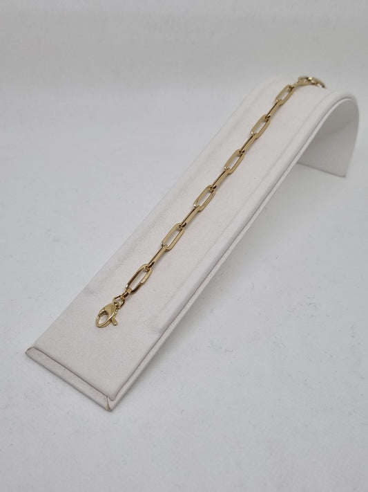 Paper clip bracelet
